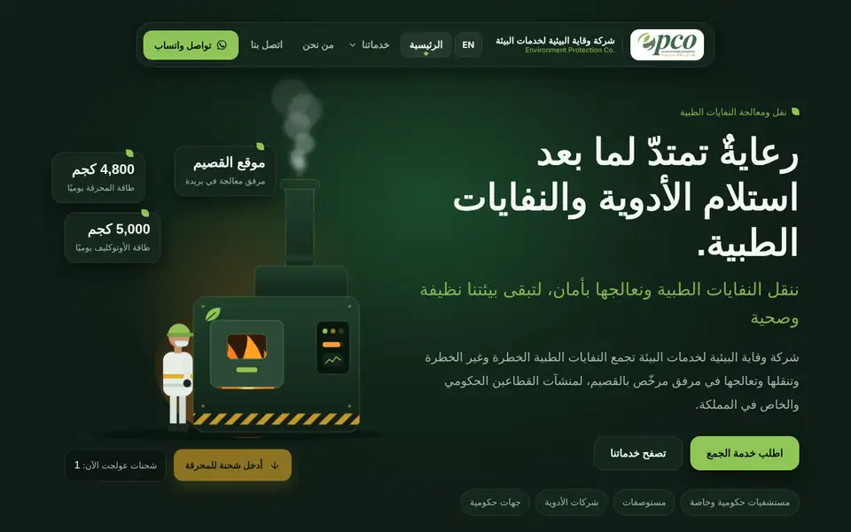 Waqaya — Il sito web